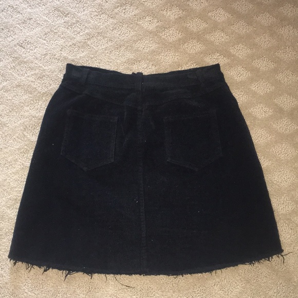 Black juliette corduroy Brandy Melville skirt - Picture 2 of 3